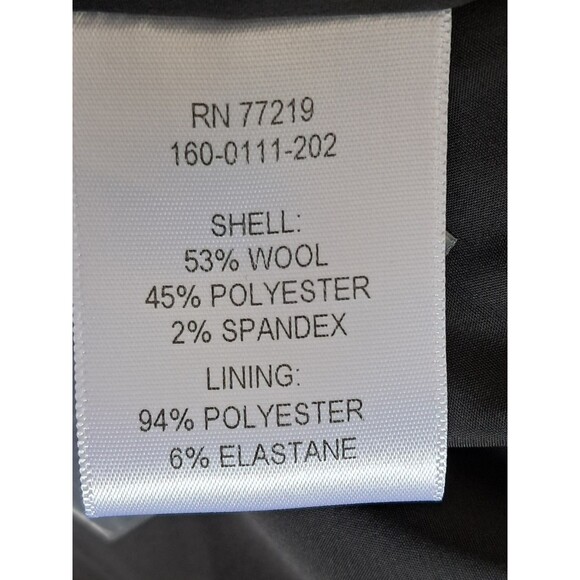 NWT American Airlines Womens 6R Short Sleeve Blazer Charcoal Attendant Uniform - Picture 9 of 10